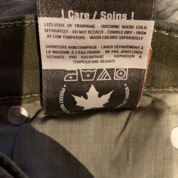 Second  Yoga Olive green straight legs stretchy jeans Sz 28 - Picture 8 of 16